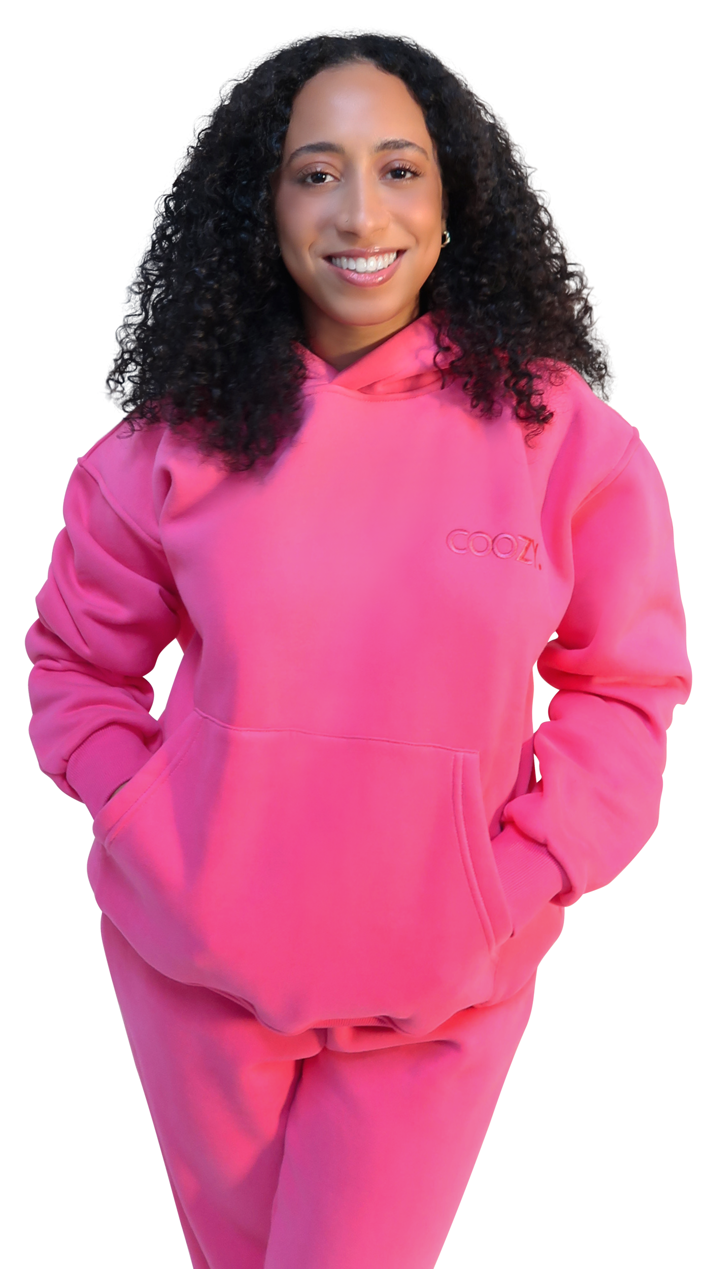 COOZY.™ Essential Hoodie - Brilliant Pink