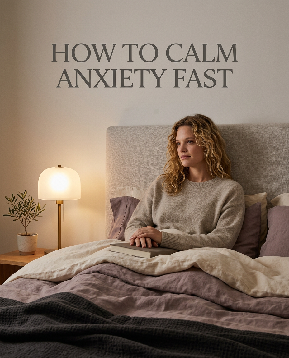 How to Calm Anxiety Fast: 8 Grounding Habits That Actually Help