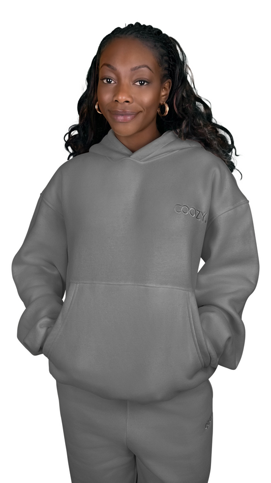 COOZY.™ Essential Hoodie - Steel Grey