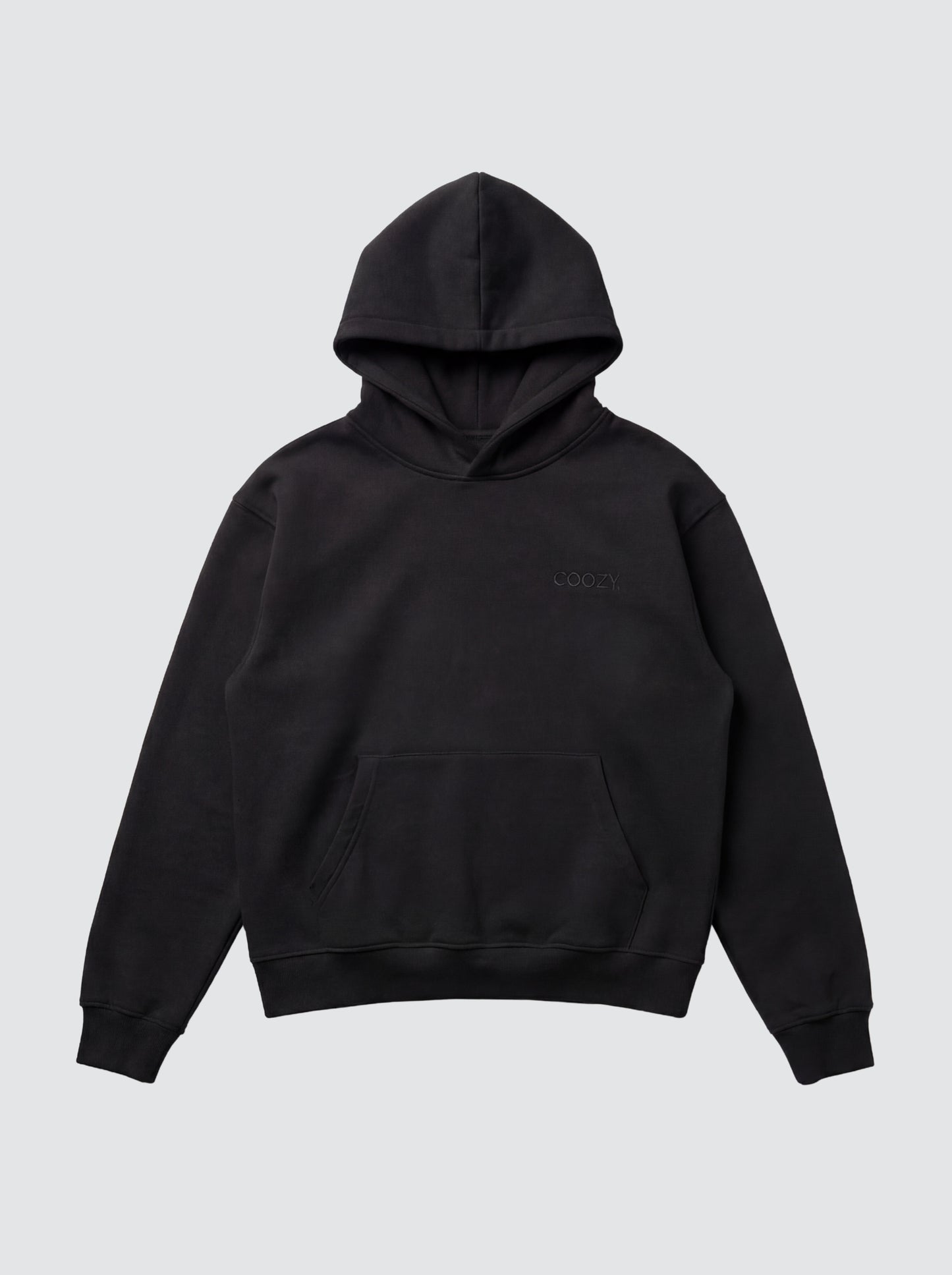 COOZY.™ Essential Hoodie - Obsidian Black