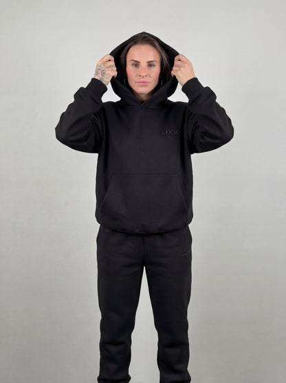 COOZY.™ Essential Hoodie - Obsidian Black