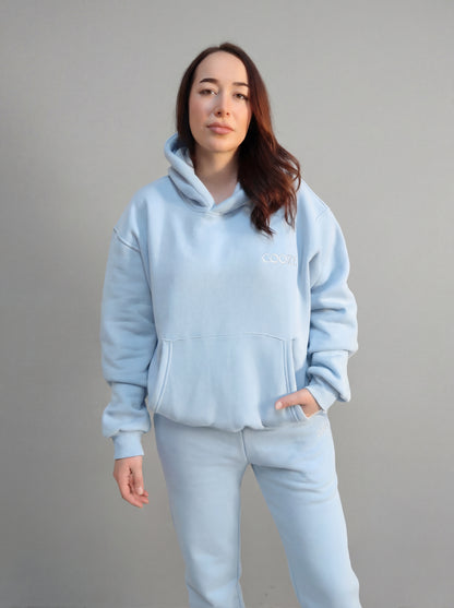 COOZY.™ Essential Hoodie - Sky Blue