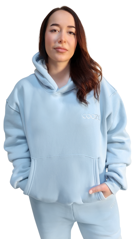 COOZY.™ Essential Hoodie - Sky Blue