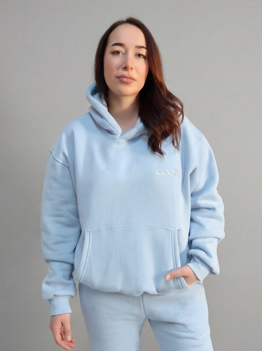 COOZY.™ Essential Hoodie - Sky Blue