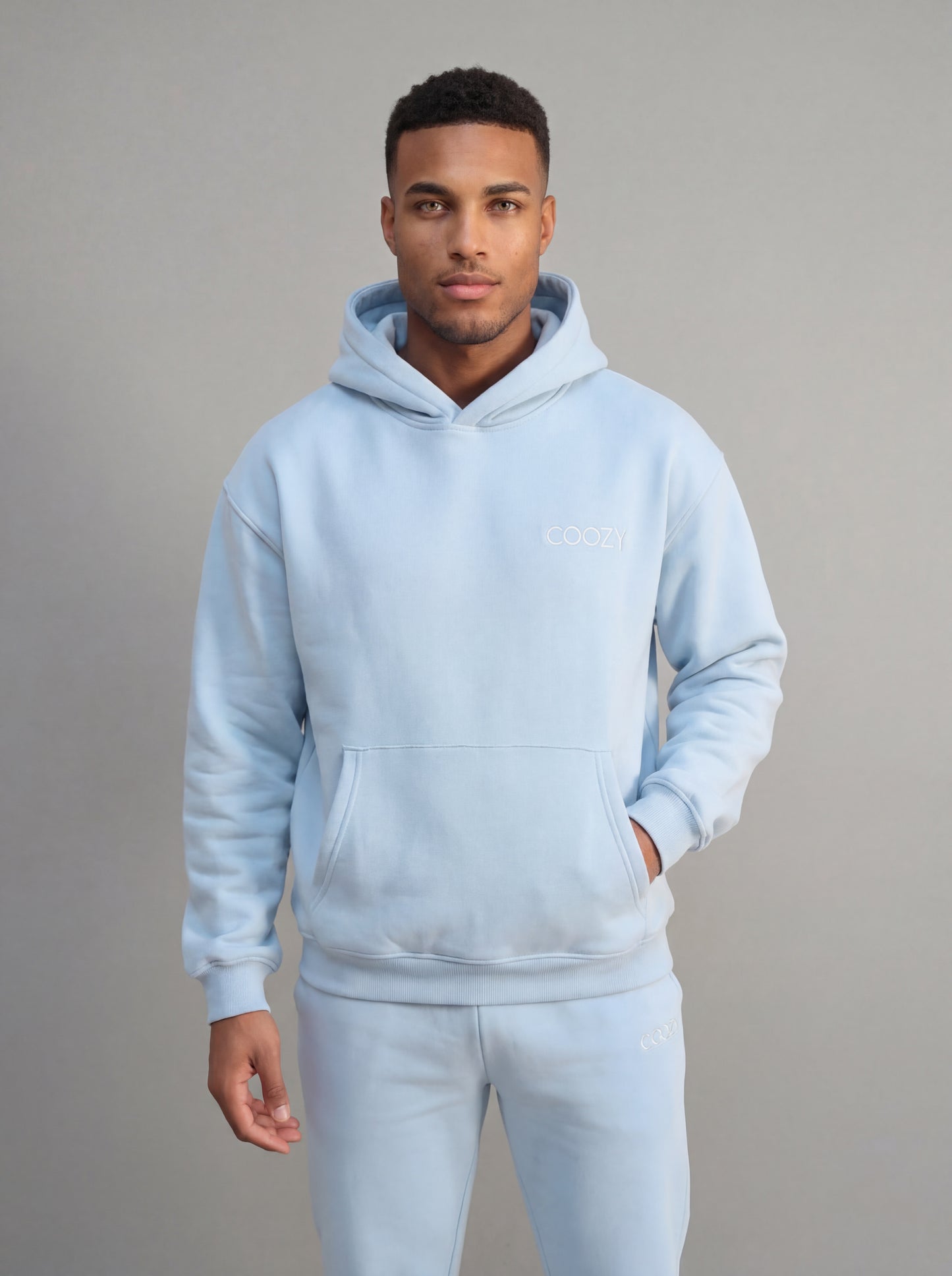 COOZY.™ Essential Hoodie - Sky Blue