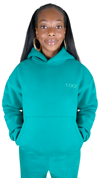 (Pre-Order) COOZY.™ Essential Hoodie - Forest Green