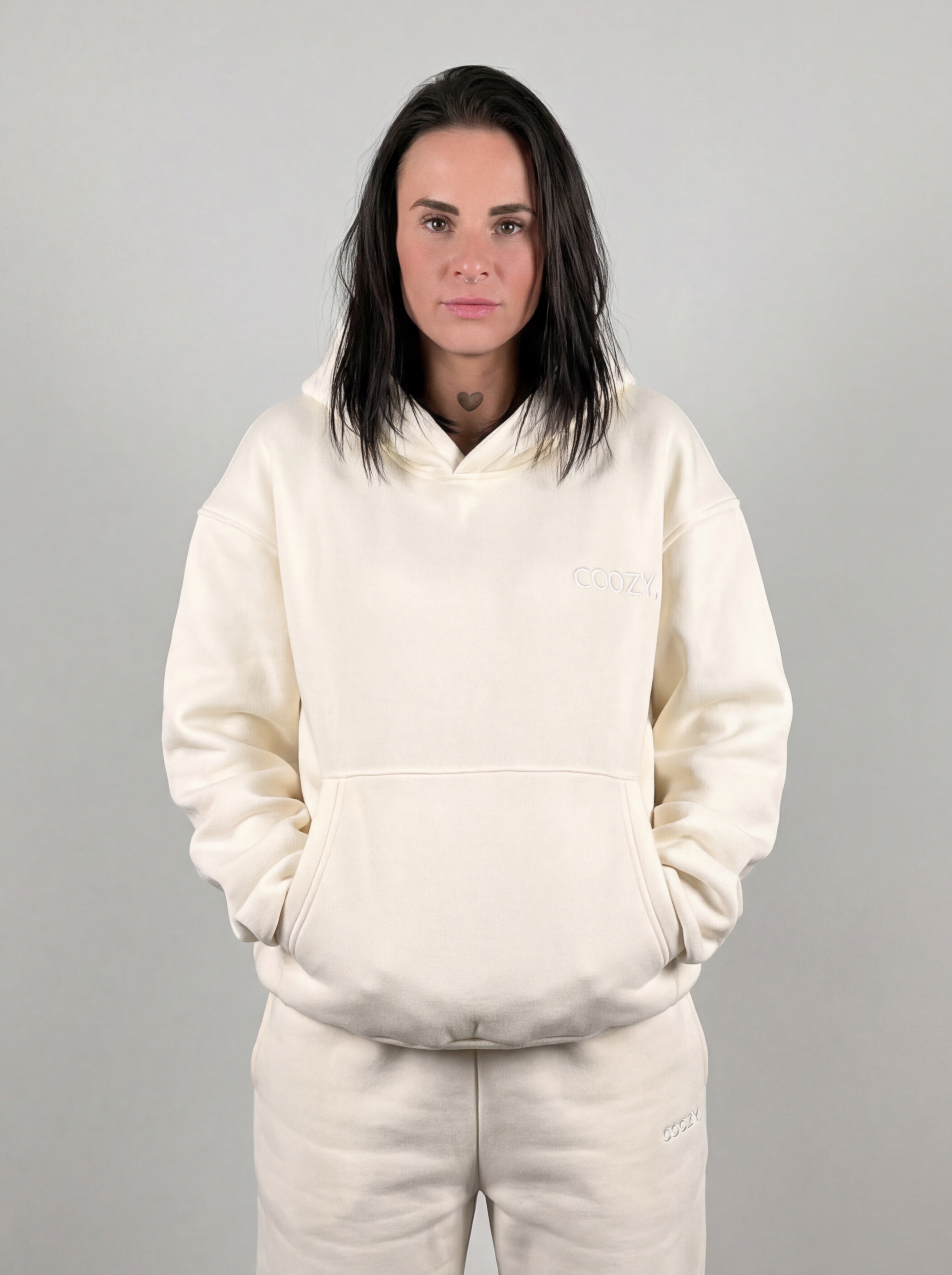 philme logo sweat ivory ロゴスウェット アイボリー ニジュウサンク 23区 【洗える】コットンテリー ロゴ スウェット