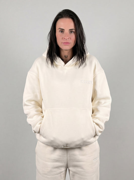 COOZY.™ Essential Hoodie - Ivory