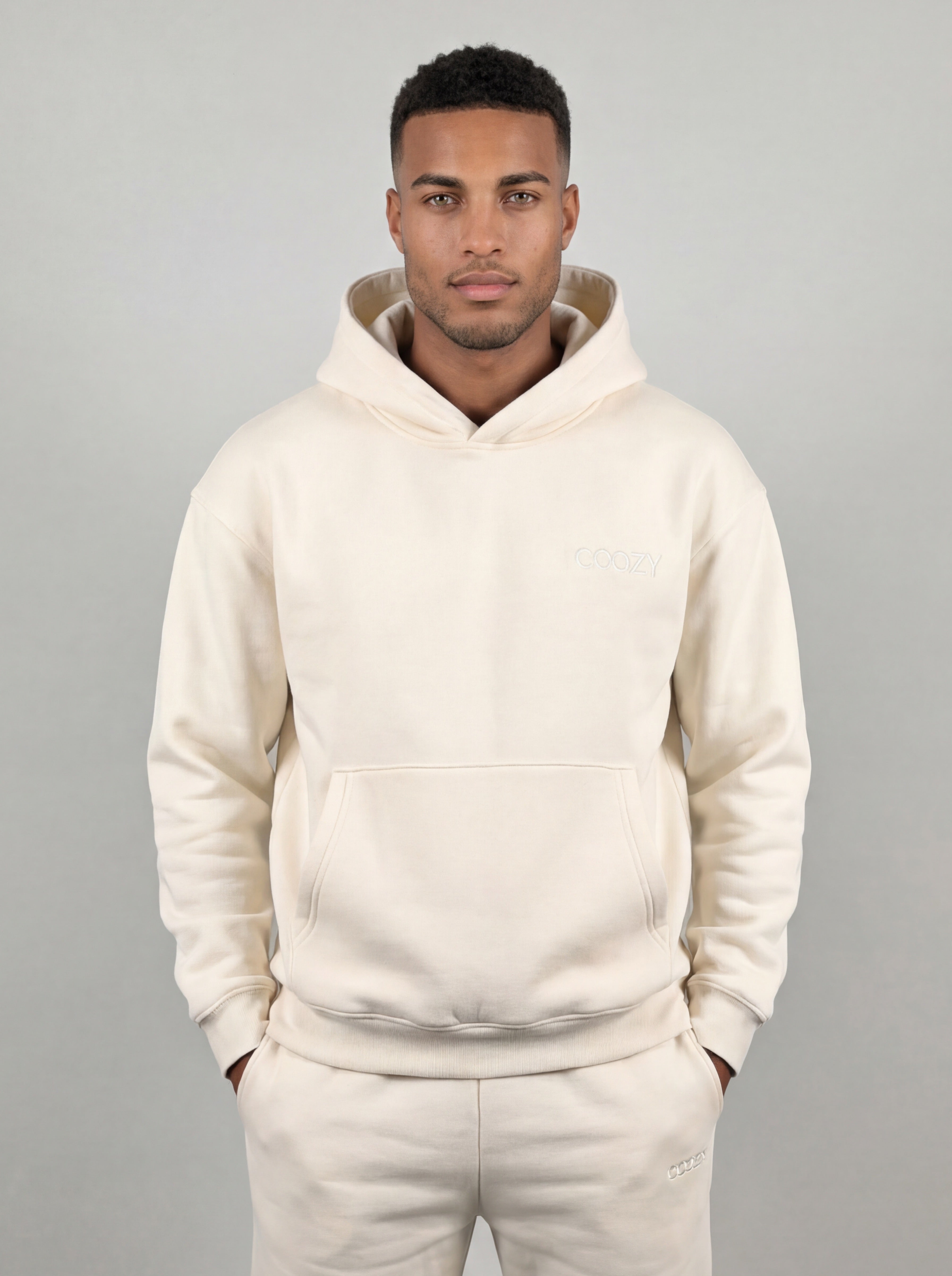 COOZY.™ Essential Hoodie - Ivory