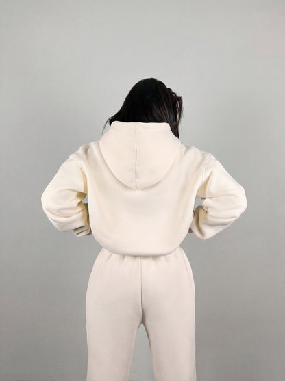 COOZY.™ Essential Hoodie - Ivory