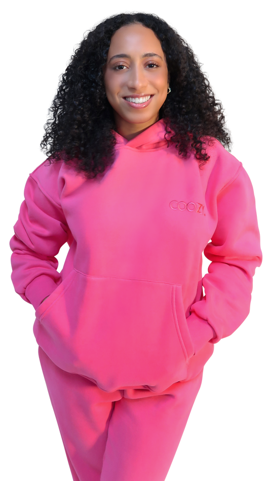 COOZY.™ Essential Hoodie - Brilliant Pink
