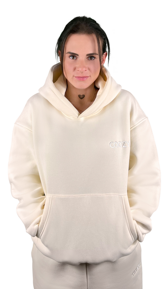 COOZY.™ Essential Hoodie - Ivory